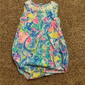 Lilly Pulitzer 6-12 months cotton romper onesie bubble